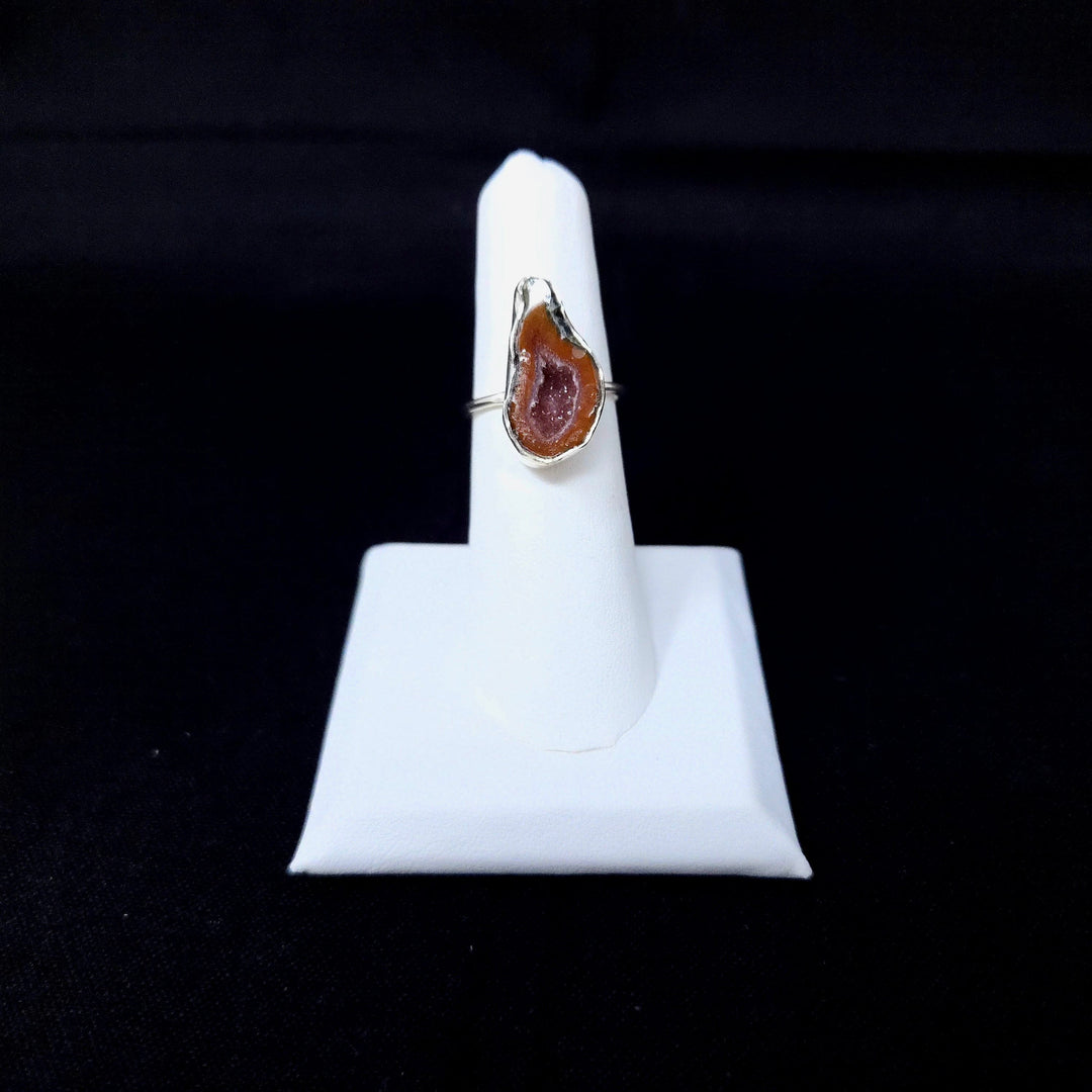 Agate Druzy 925 Sterling Silver Ring | The Harmony Store Ring