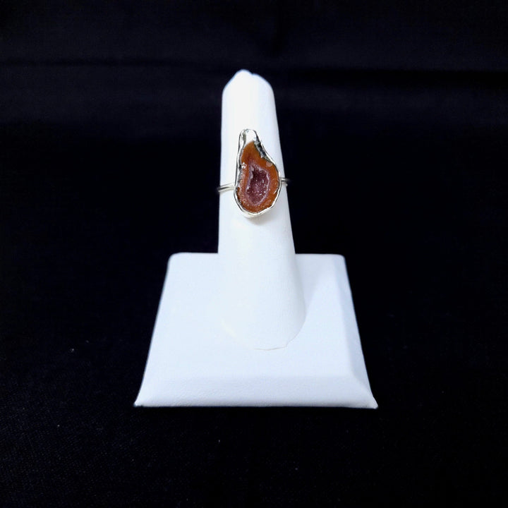 Agate Druzy 925 Sterling Silver Ring | The Harmony Store Ring