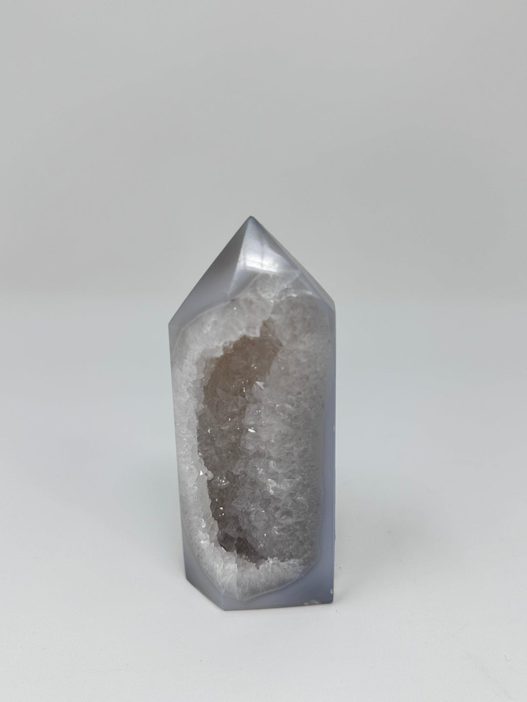 Agate Druzy Base Cut Crystal | The Harmony Store Cluster