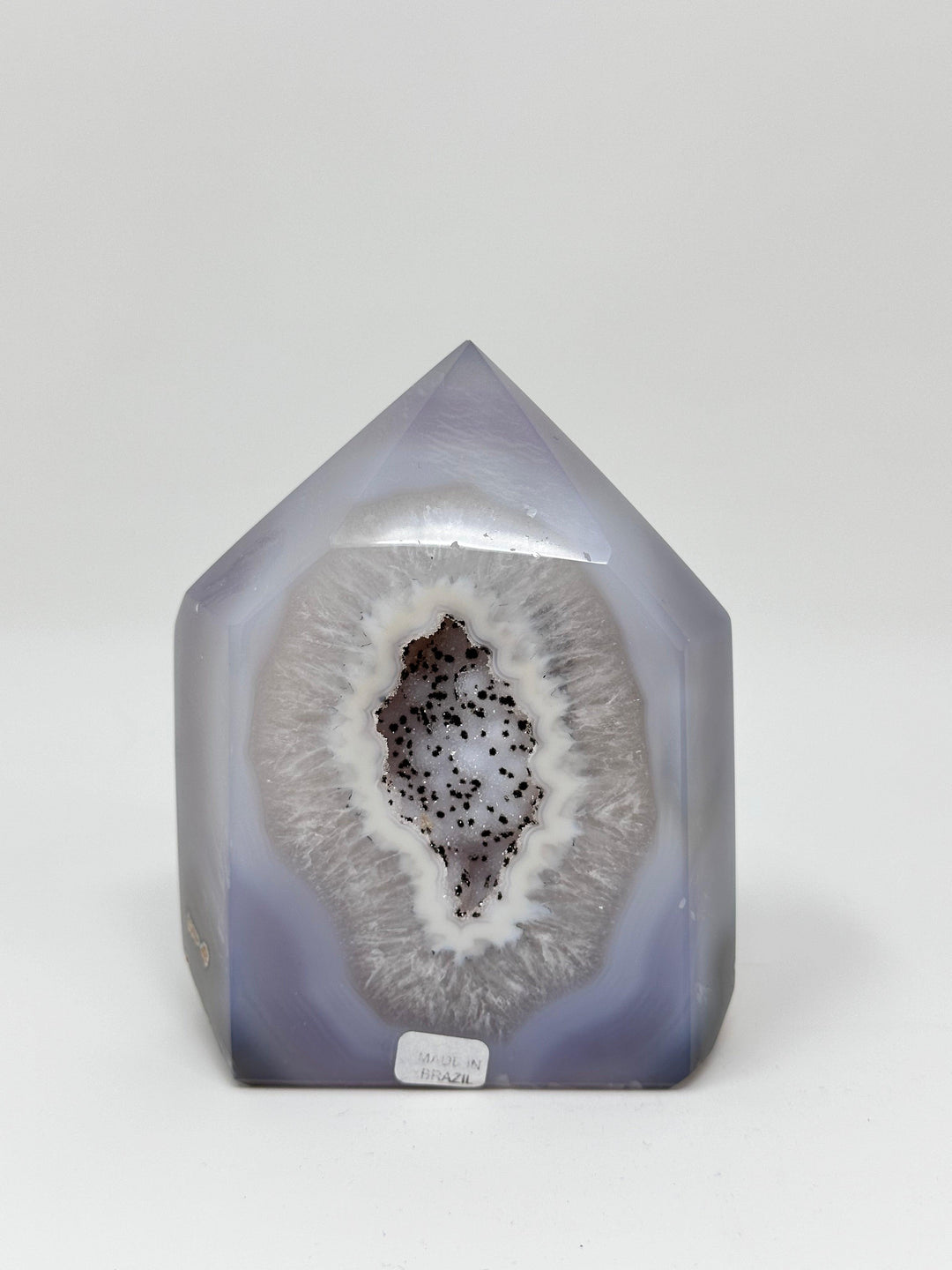 Agate Druzy Base Cut Crystal | The Harmony Store Cluster
