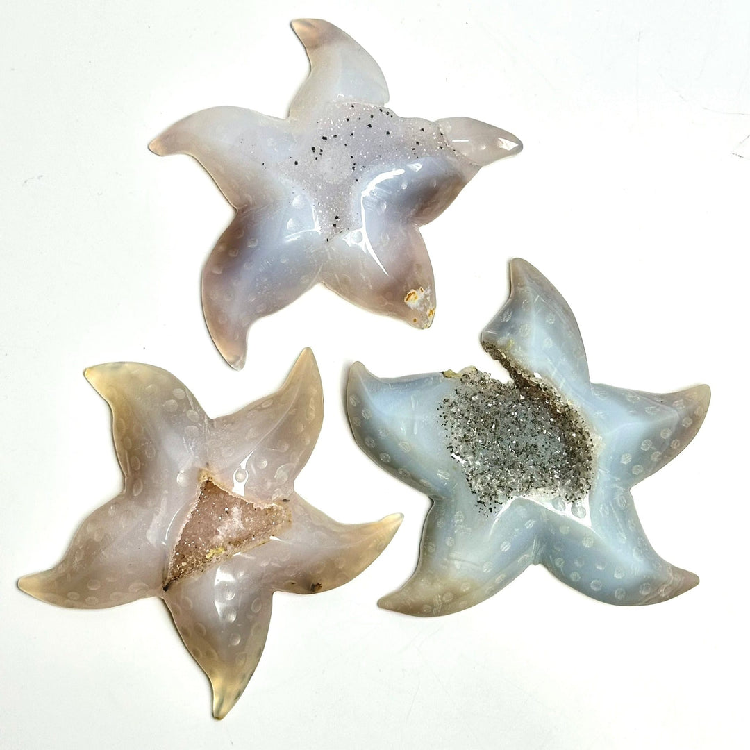 Agate Druzy Starfish Large | The Harmony Store Carving