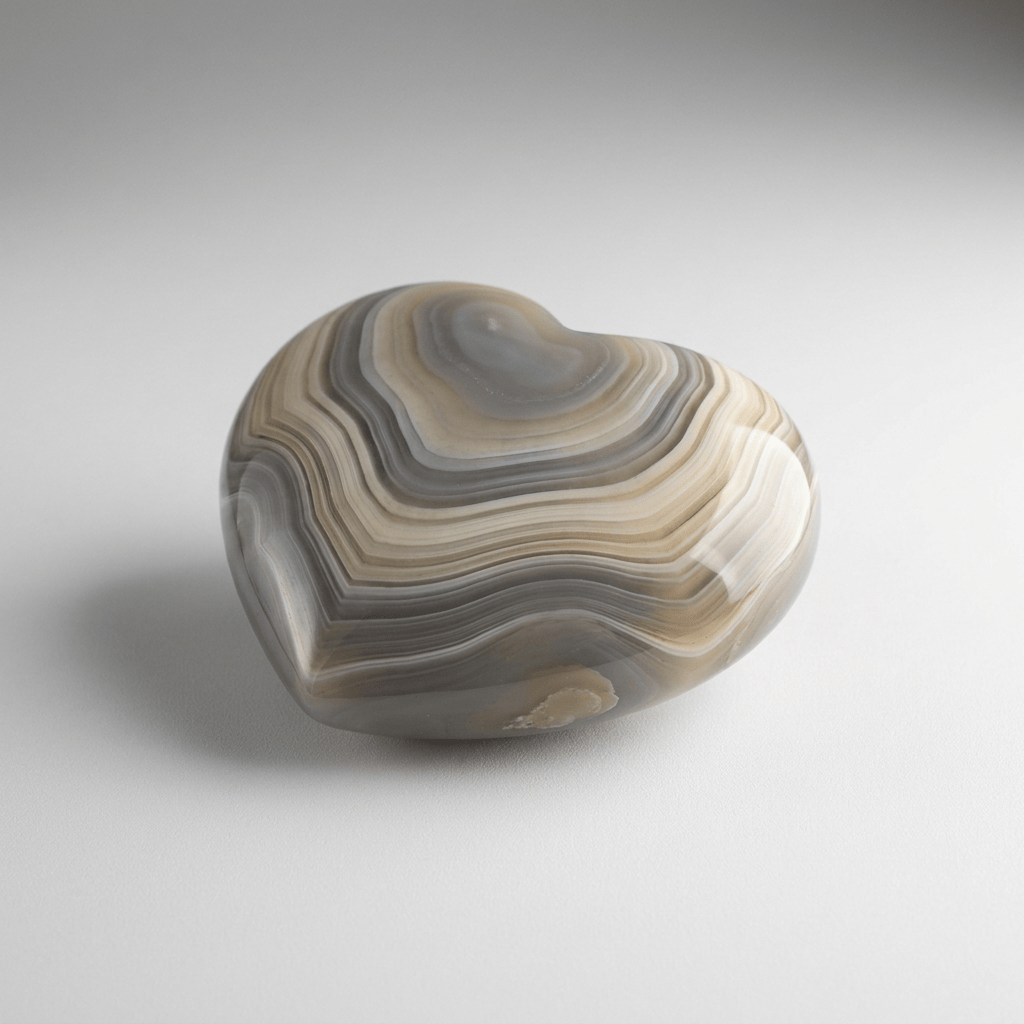 Agate Heart 2.5-Inch | The Harmony Store Heart