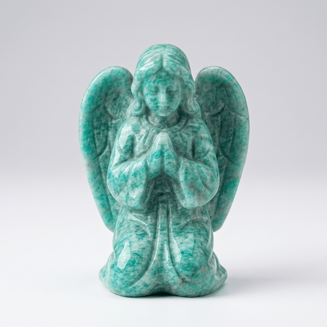 Amazonite Angel, 3 Inch | The Harmony Store Carving