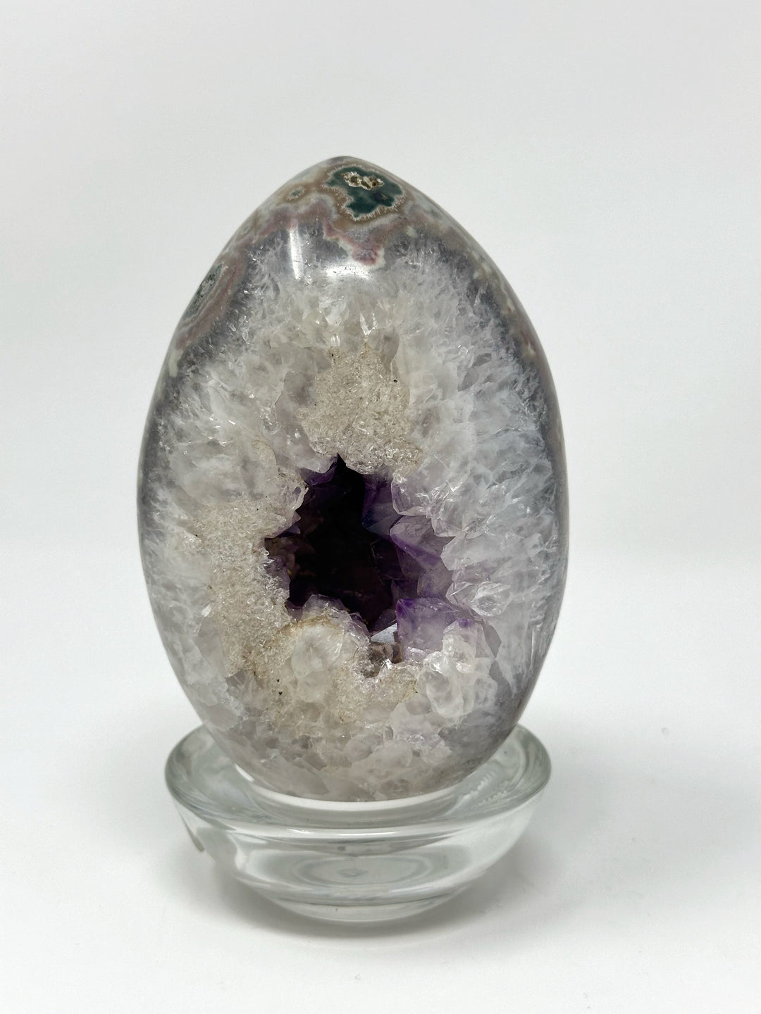 Amethyst Agate Egg Crystal | The Harmony Store Egg