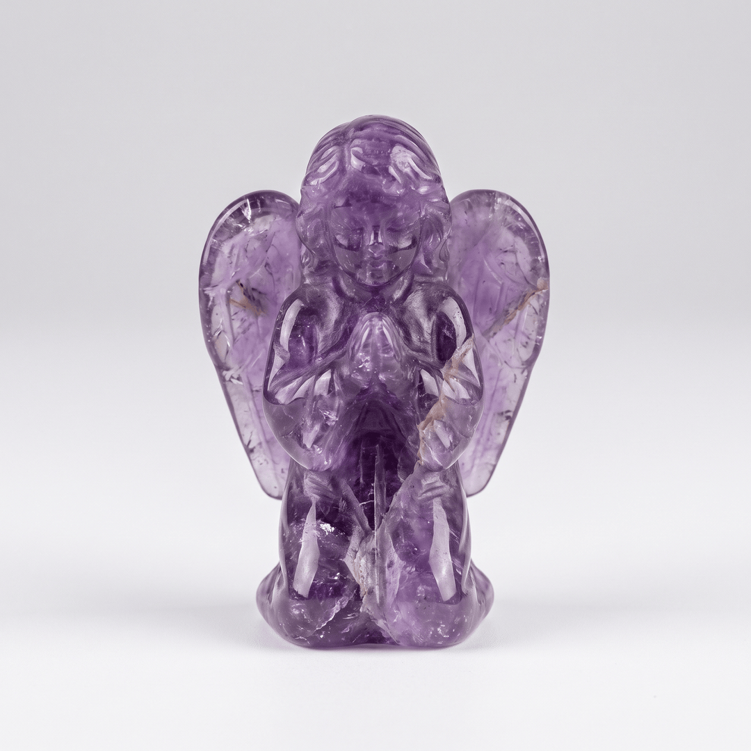 Amethyst Angel 3-Inch Carving | The Harmony Store Carving