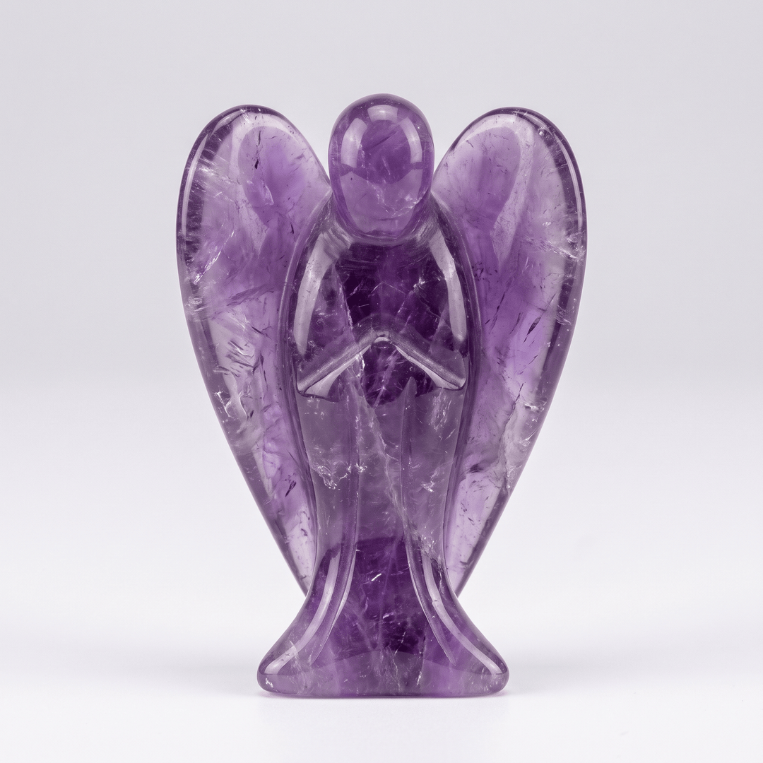 Amethyst Angel Carving (4-5") | The Harmony Store Carving
