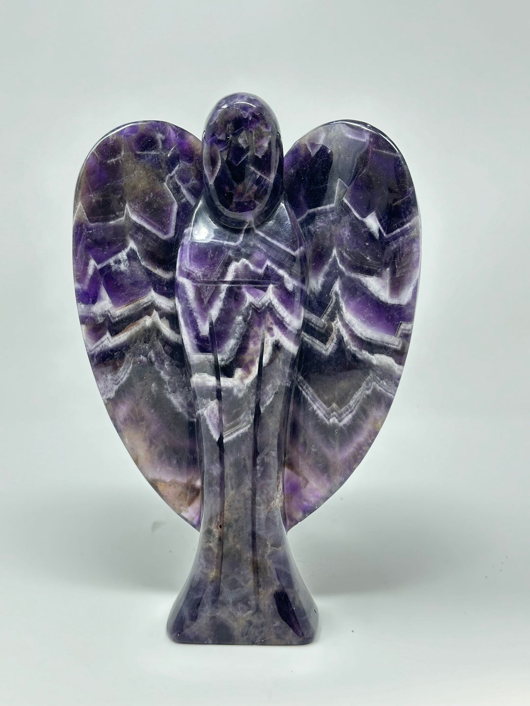 Large Amethyst Angel Crystal | The Harmony Store Carving