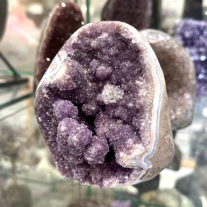 Amethyst Cut Base Brazil | The Harmony Store