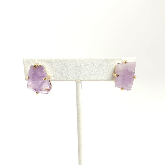 Amethyst Claw Studs - The Harmony Store