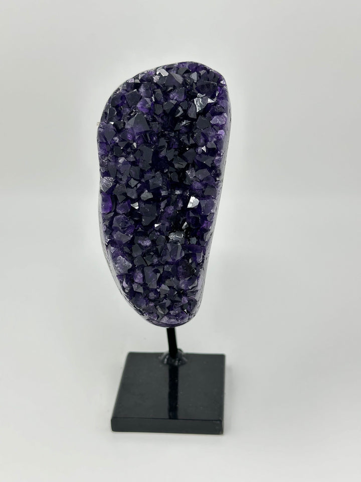 Amethyst Cluster on Metal Base AAA | The Harmony Store Geode
