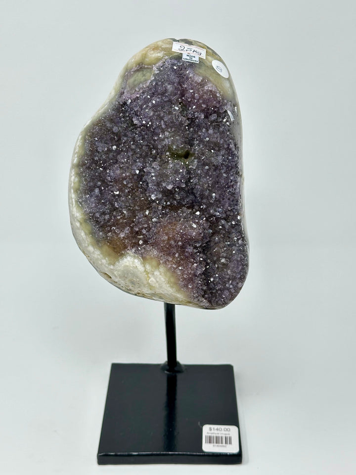 Amethyst Cluster on Metal Stand | The Harmony Store Cluster
