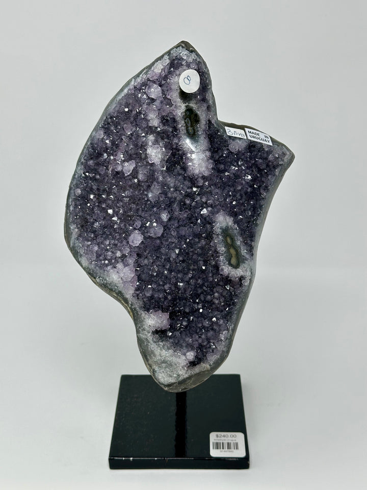 Amethyst Cluster on Metal Stand | The Harmony Store Cluster