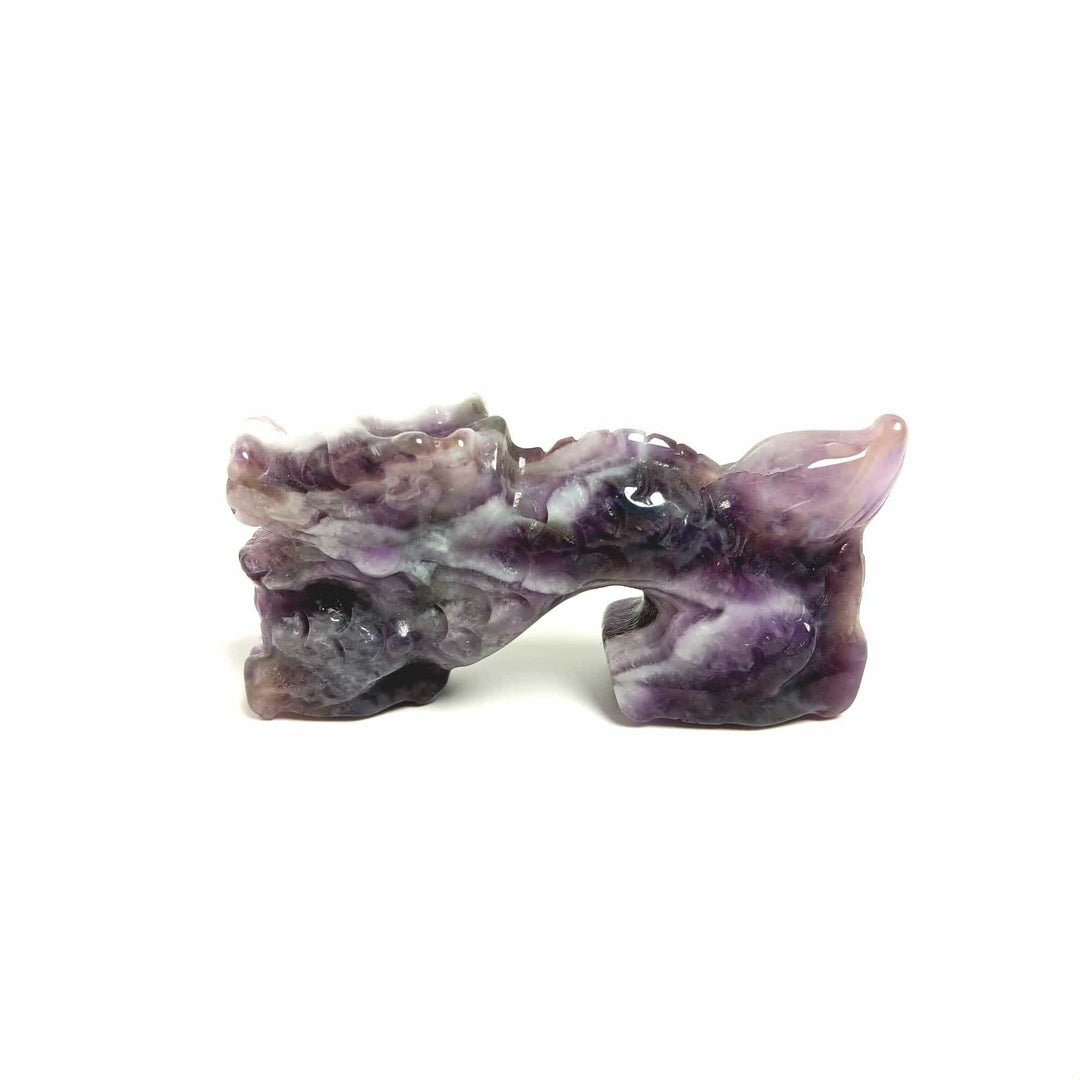 Amethyst Dragon Figurine 2-Inch | The Harmony Store Carving