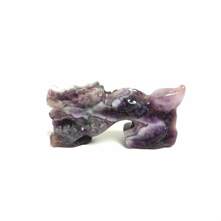 Amethyst Dragon Figurine 2-Inch | The Harmony Store Carving