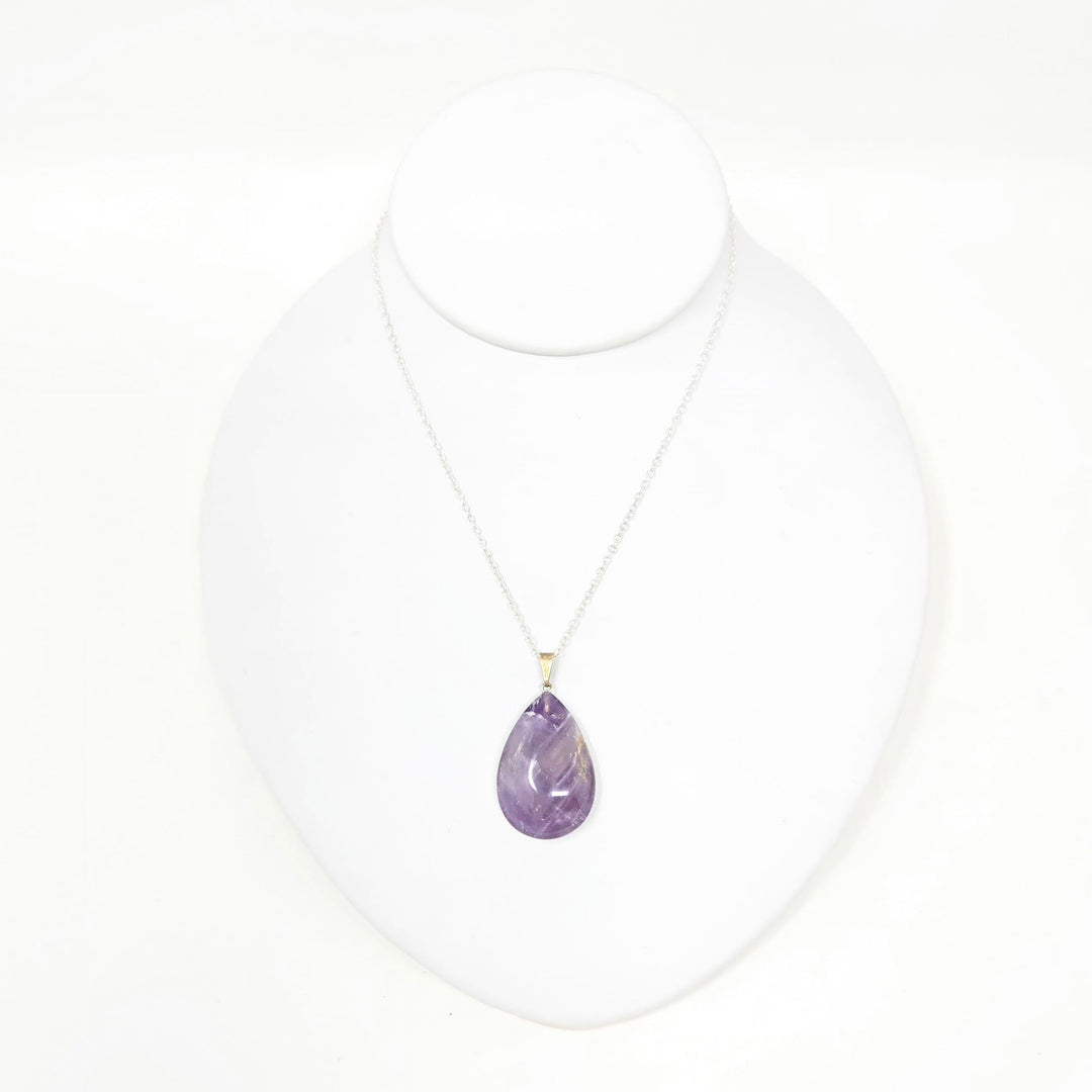 Amethyst Drop Pendant 1-Inch | The Harmony Store Pendant