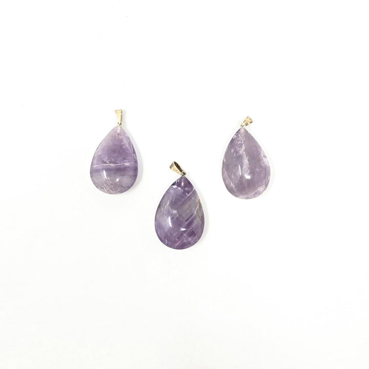 Amethyst Drop Pendant 1-Inch | The Harmony Store Pendant