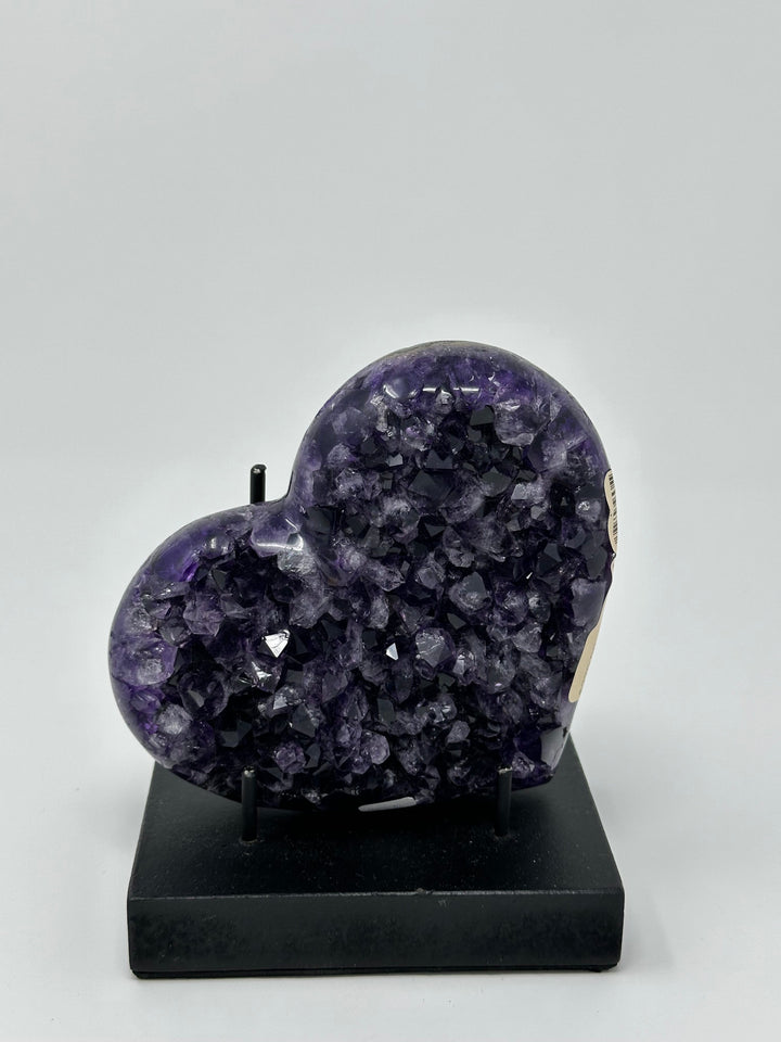 Amethyst Druzy Heart Brazil AAA | The Harmony Store Heart