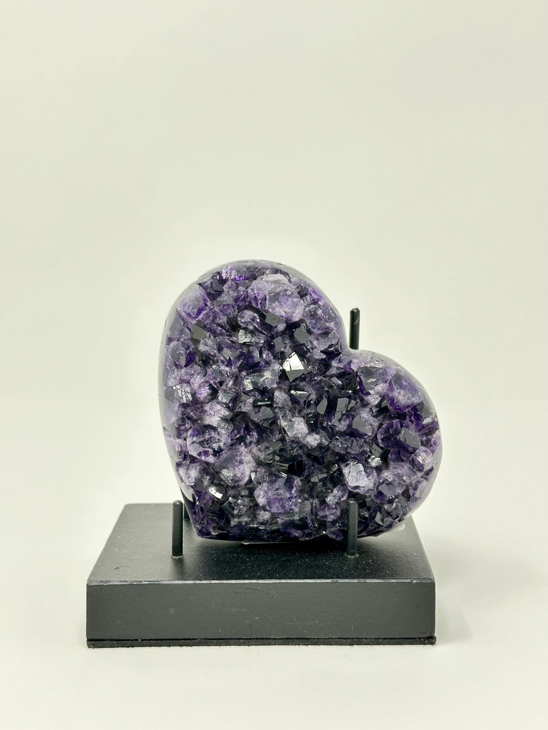 Amethyst Druzy Heart Brazil AAA | The Harmony Store Heart
