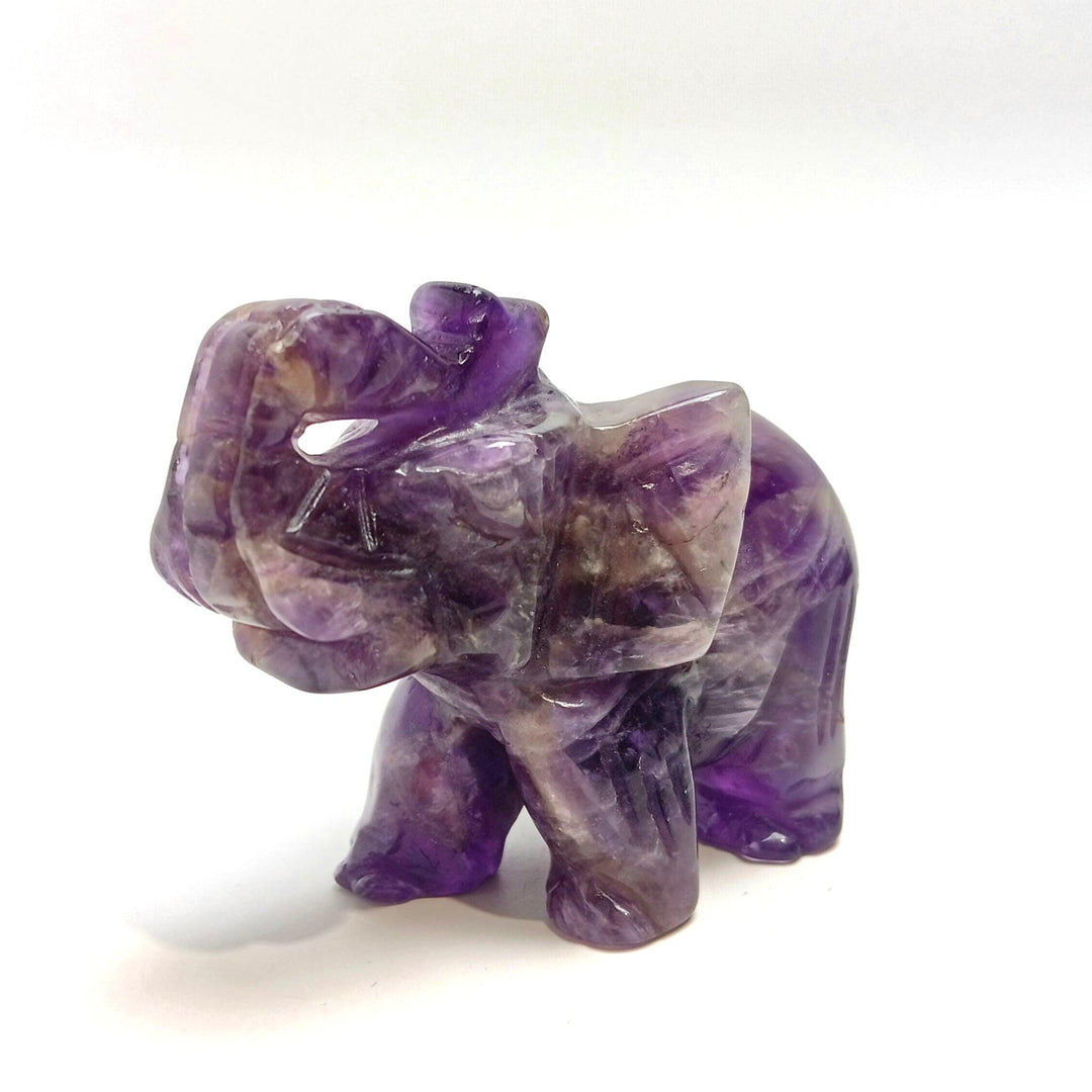 Amethyst Elephant 3-Inch | The Harmony Store Carving
