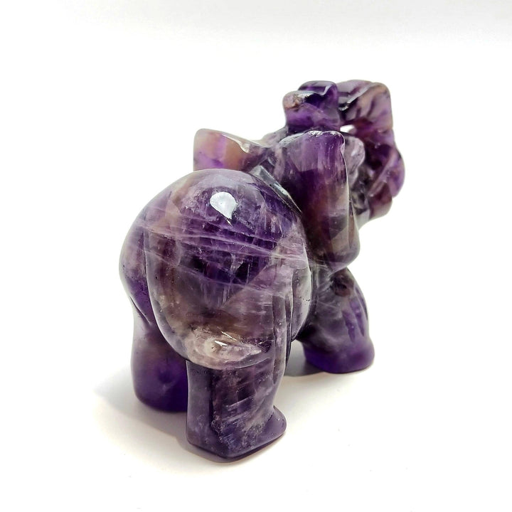 Amethyst Elephant 3-Inch | The Harmony Store Carving