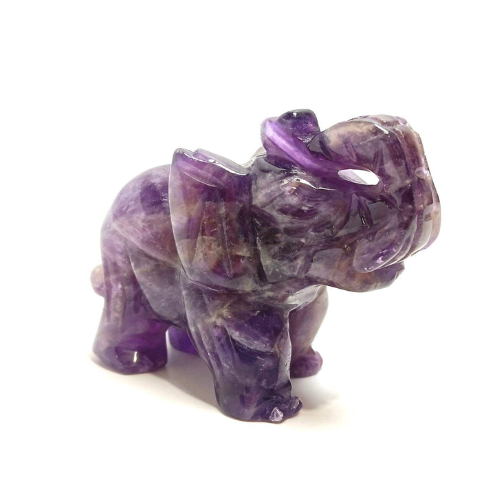 Amethyst Elephant 3-Inch | The Harmony Store Carving
