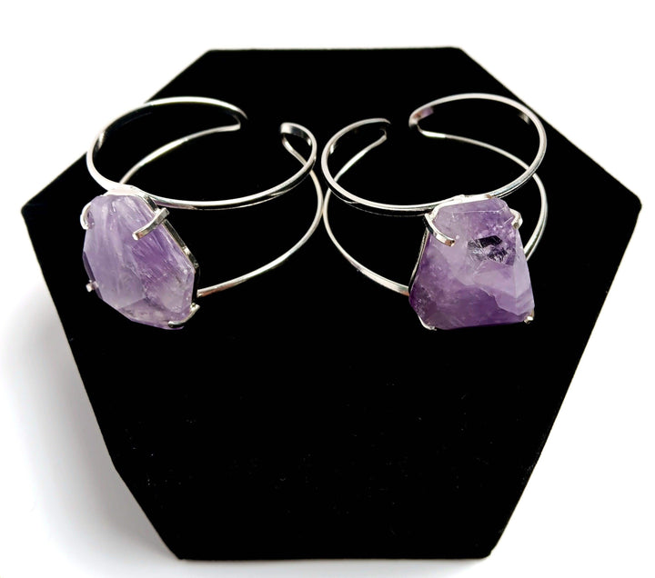 Amethyst Faceted Arc Bracelet | The Harmony Store Bracelet