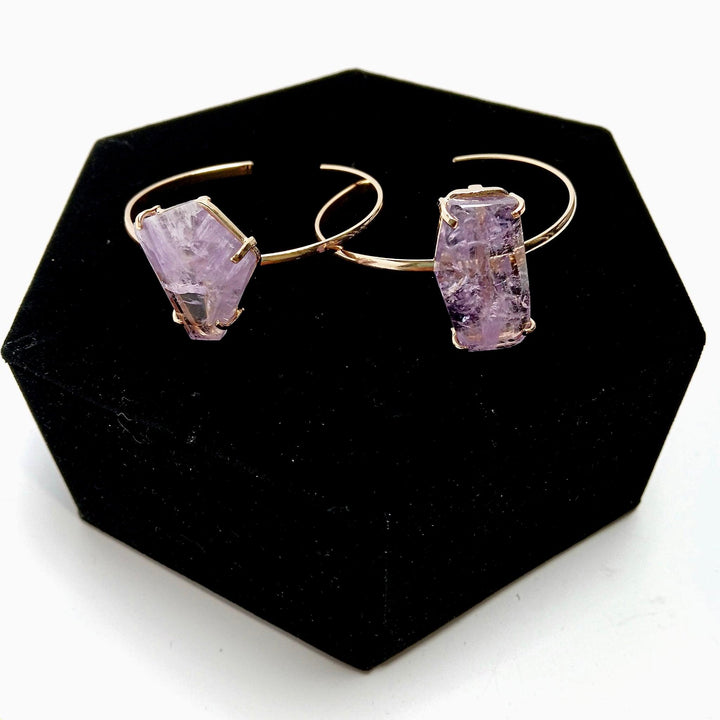 Amethyst Faceted Simple Band Bracelet | The Harmony Store Bracelet