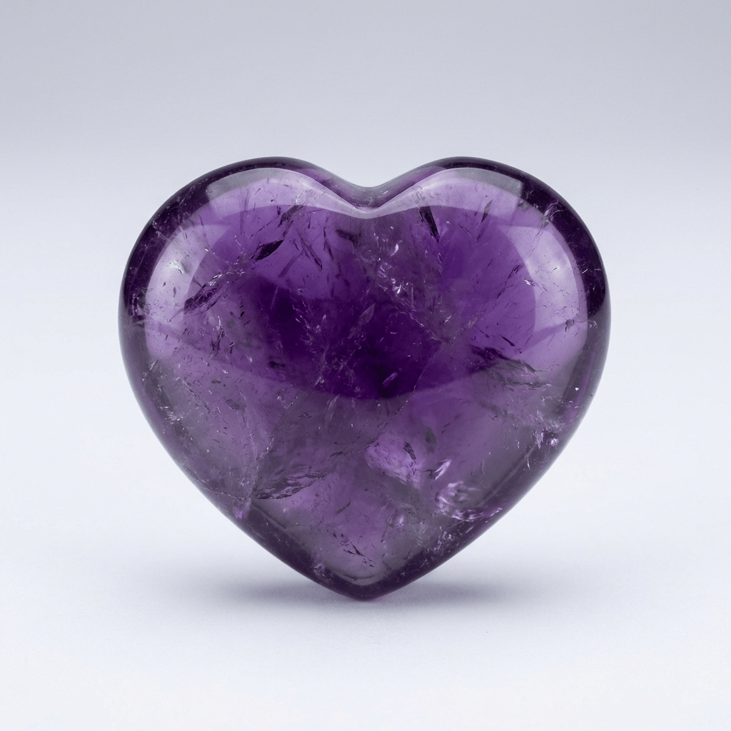 Amethyst Heart | The Harmony Store Heart