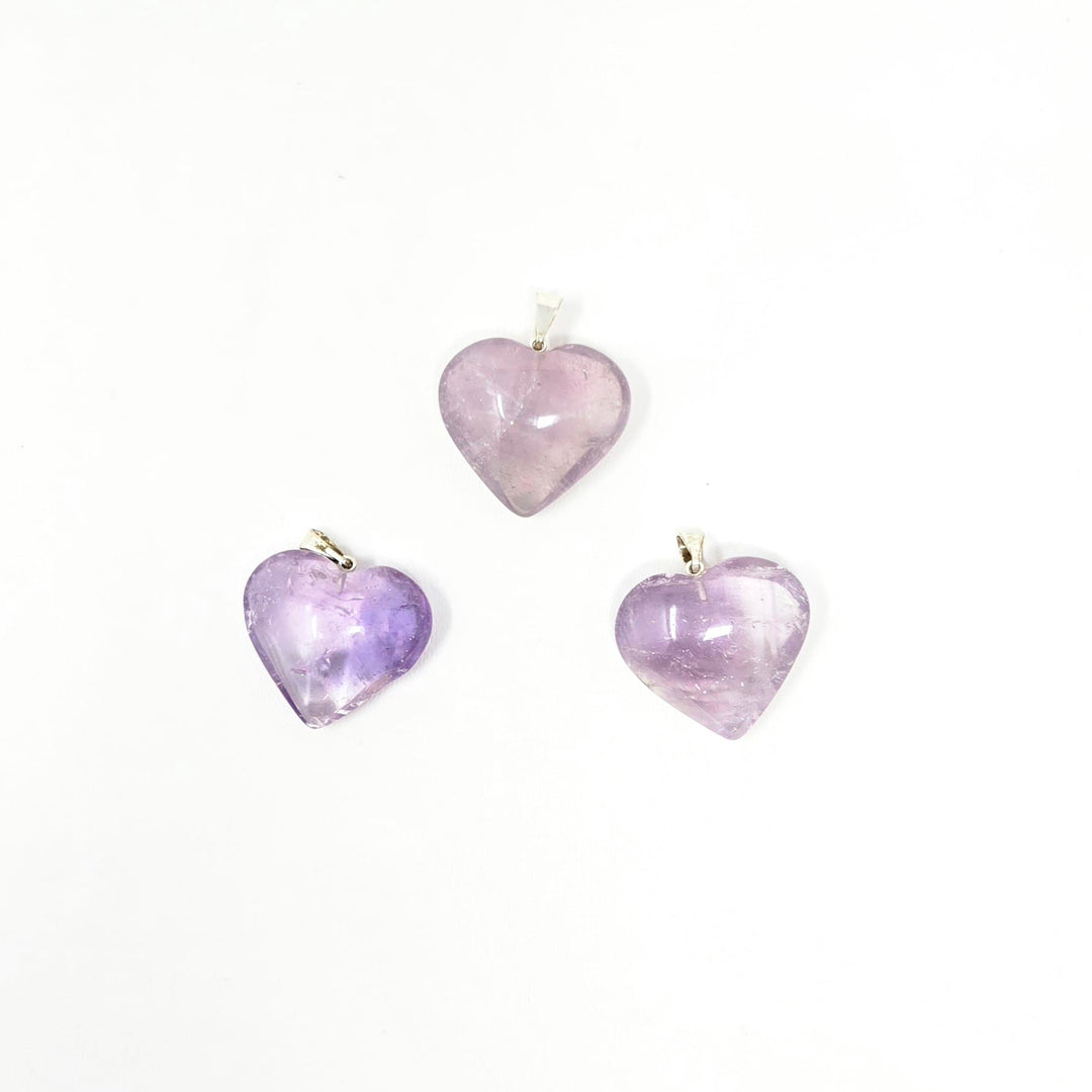 Amethyst Heart Pendant Brazil | The Harmony Store Pendant