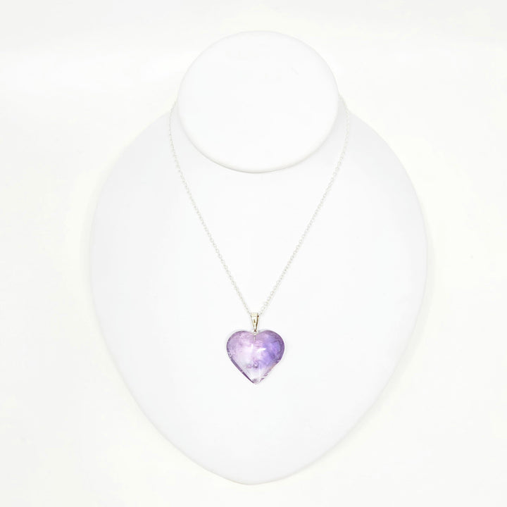 Amethyst Heart Pendant Brazil | The Harmony Store Pendant