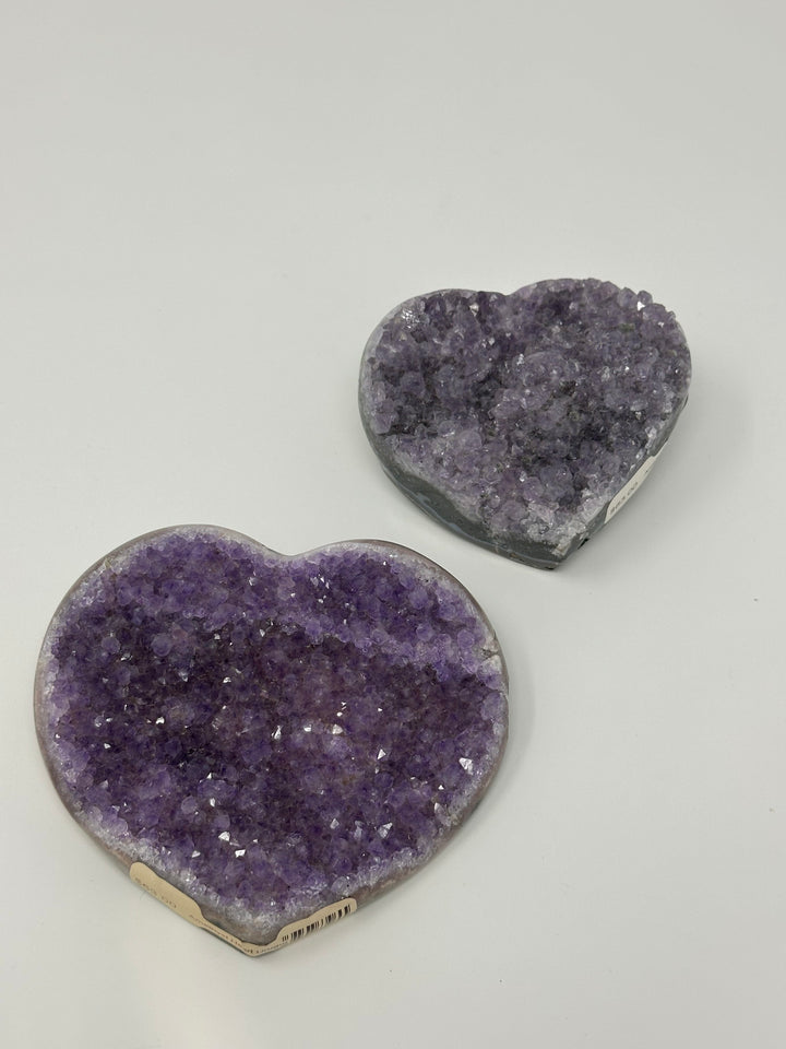 Amethyst Heart Uruguay B Quality | The Harmony Store Heart