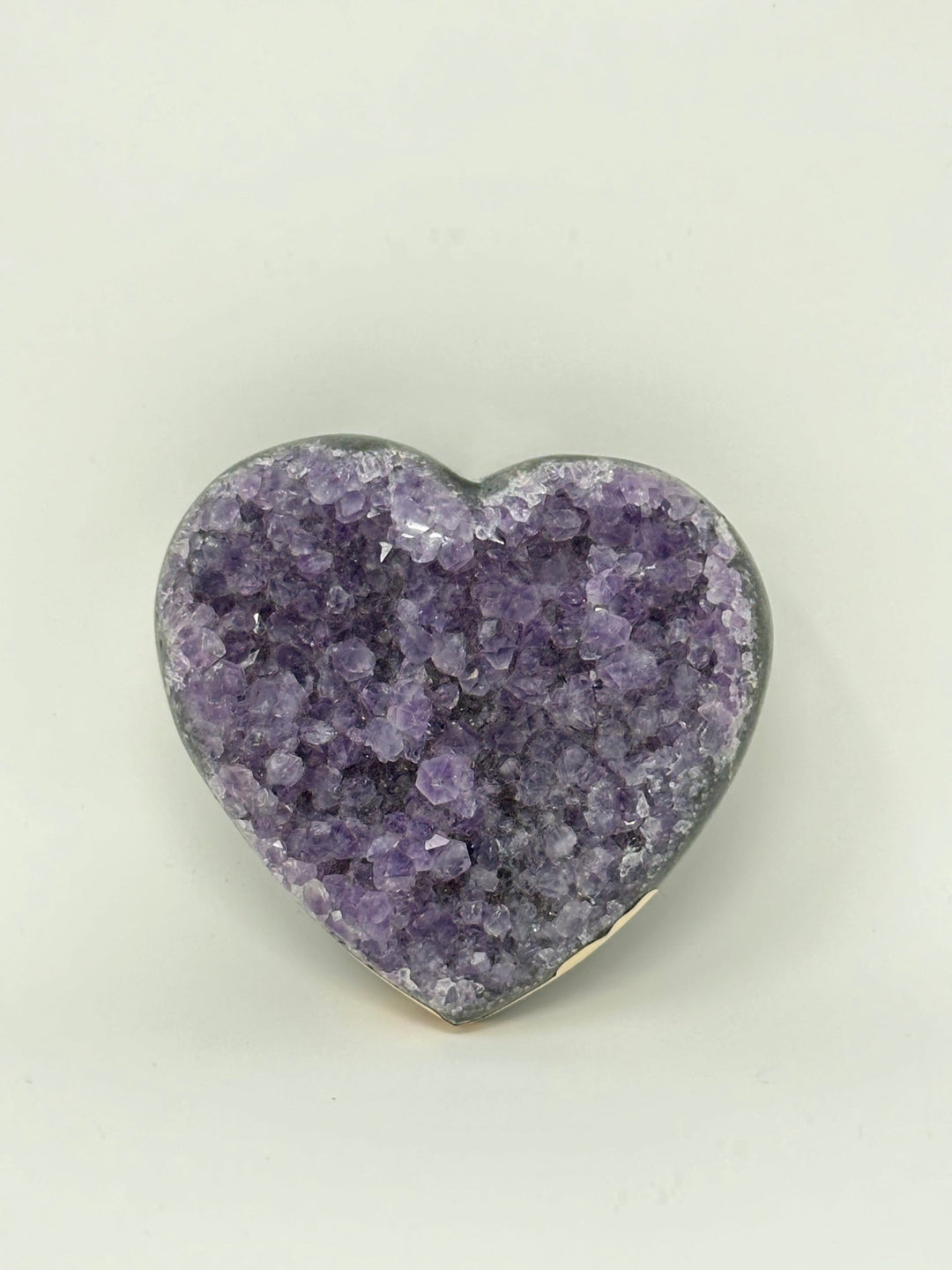 Amethyst Heart Uruguay B Quality | The Harmony Store Heart