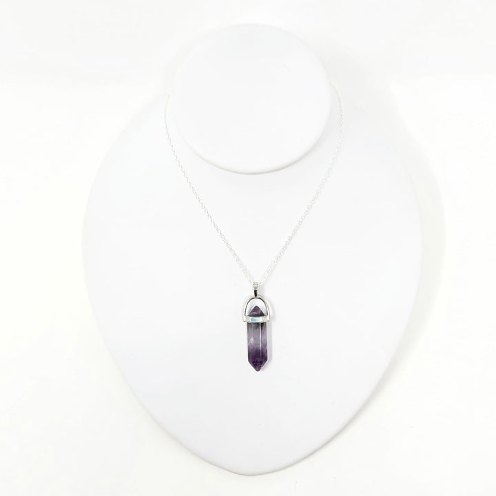 Amethyst Hexagonal Point Pendant | The Harmony Store Pendant