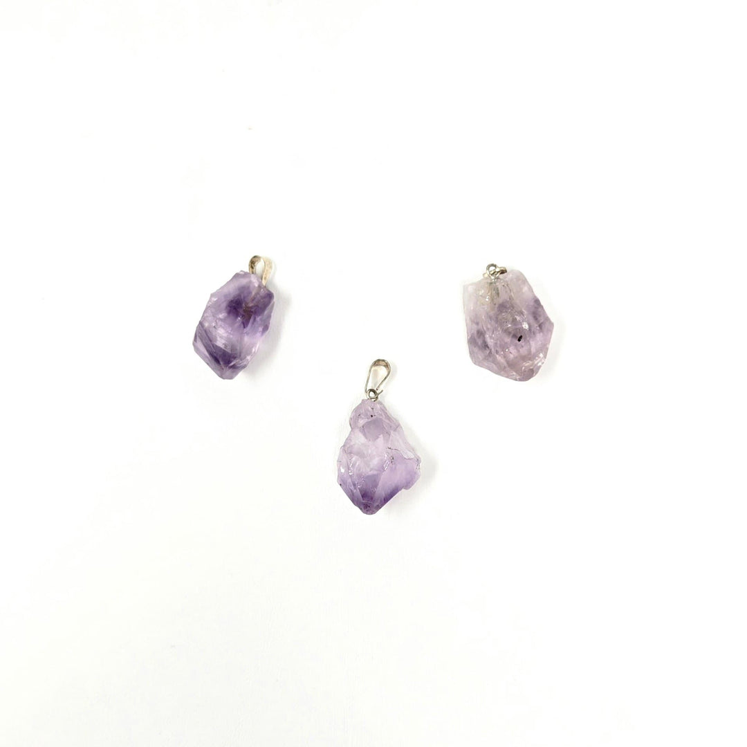 Amethyst Rough Crystal Pendant | The Harmony Store Pendant
