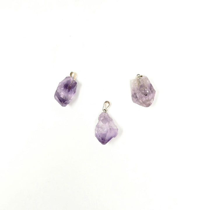 Amethyst Rough Crystal Pendant | The Harmony Store Pendant