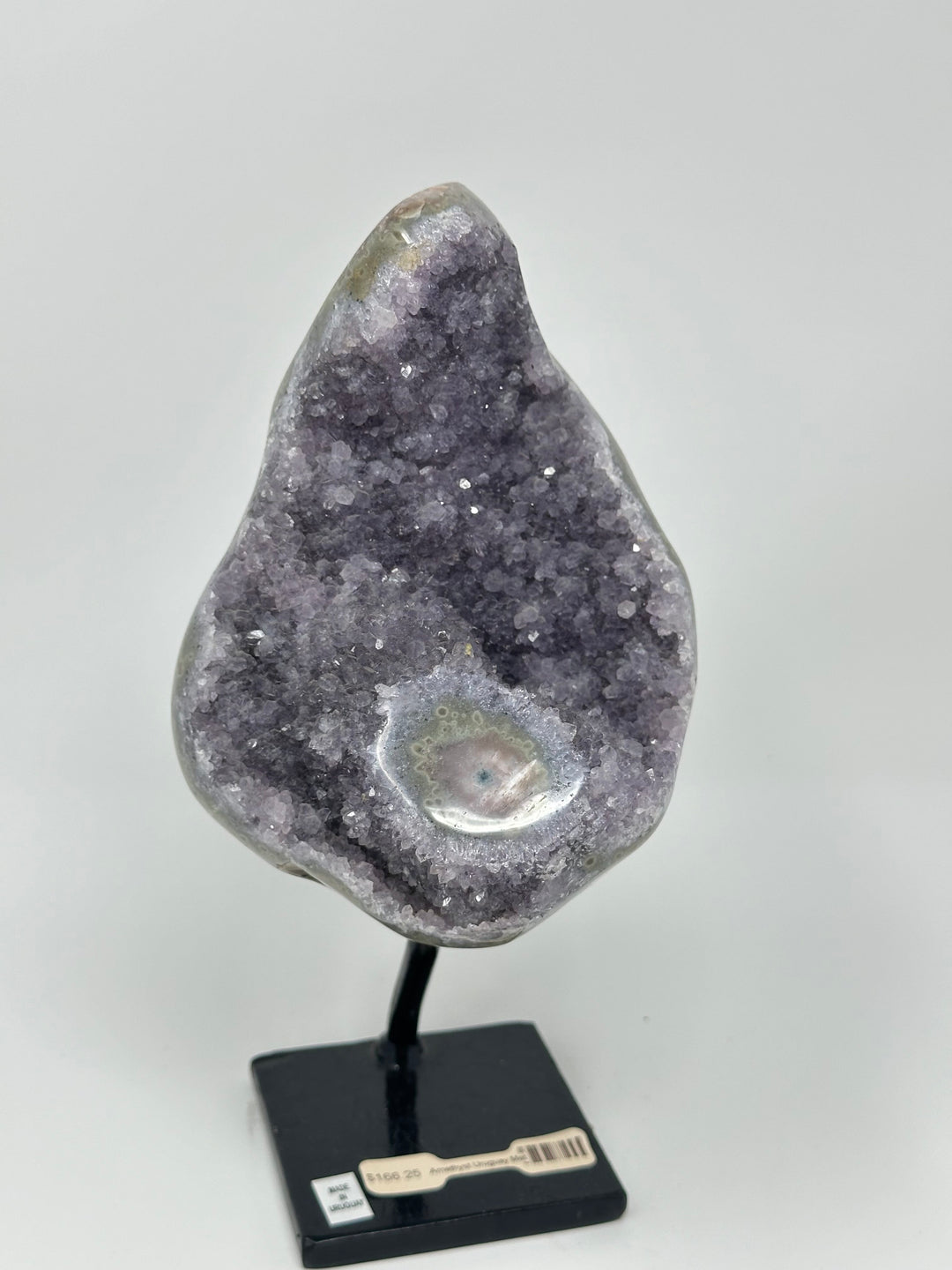 Amethyst on Metal Display Base | The Harmony Store Geode