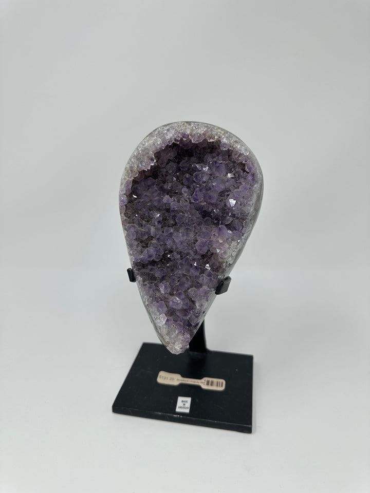 Amethyst on Metal Display Base | The Harmony Store Geode