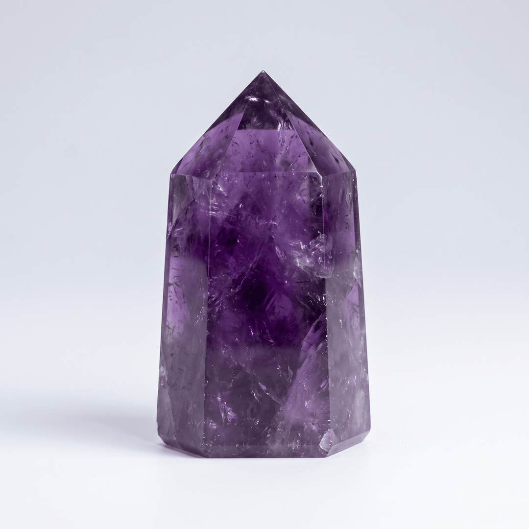 Amethyst Polished Point, Brazil | Crystal Point