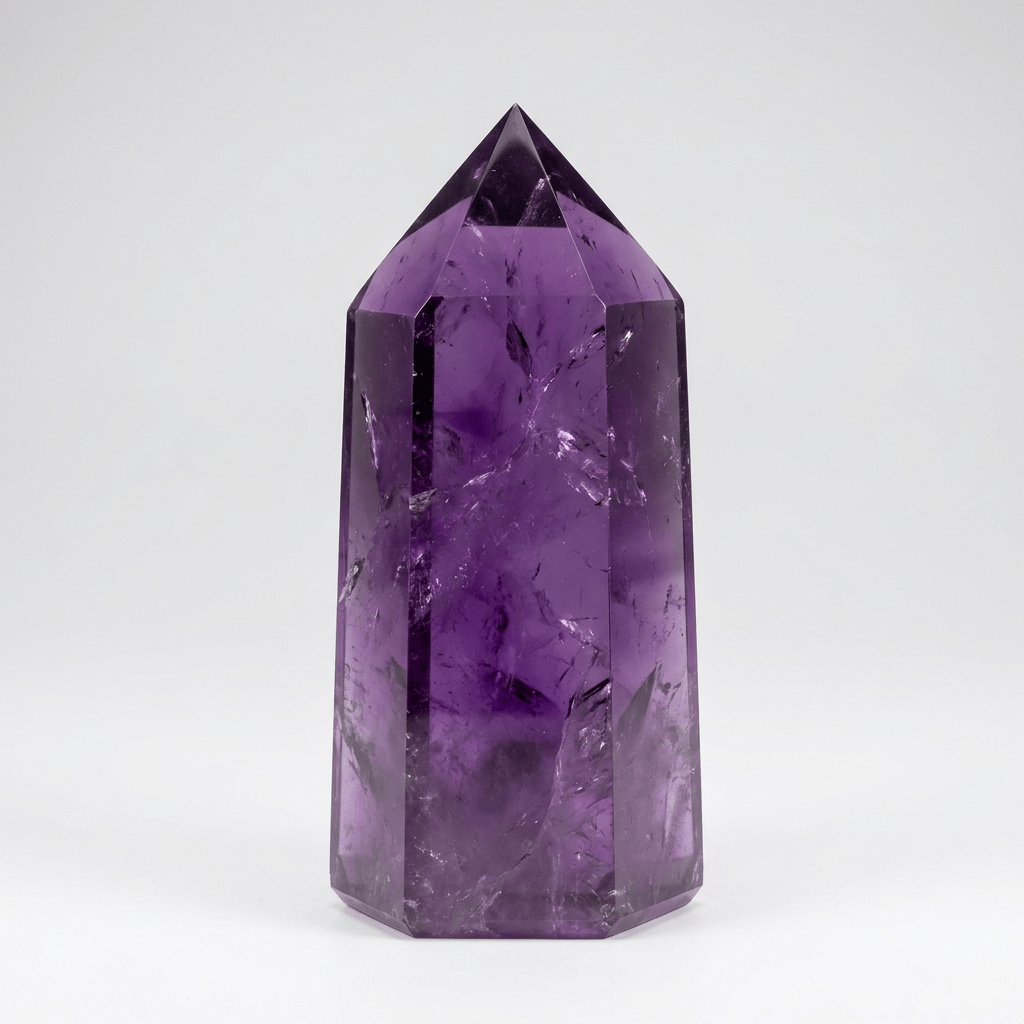 Amethyst Polished Point Large | The Harmony Store Crystal Point