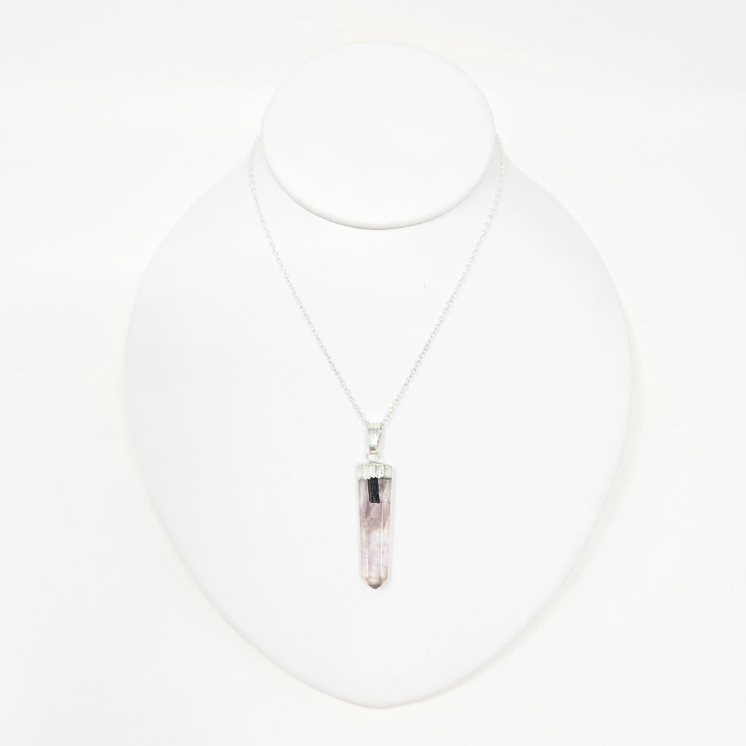 Amethyst and Black Tourmaline Pendant | The Harmony Store Pendant