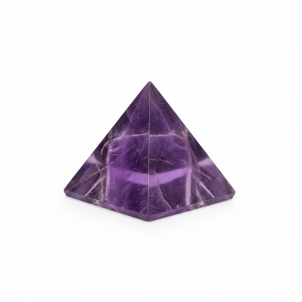 Amethyst Pyramid Mini 1” | Healing Crystal Mini : 1"