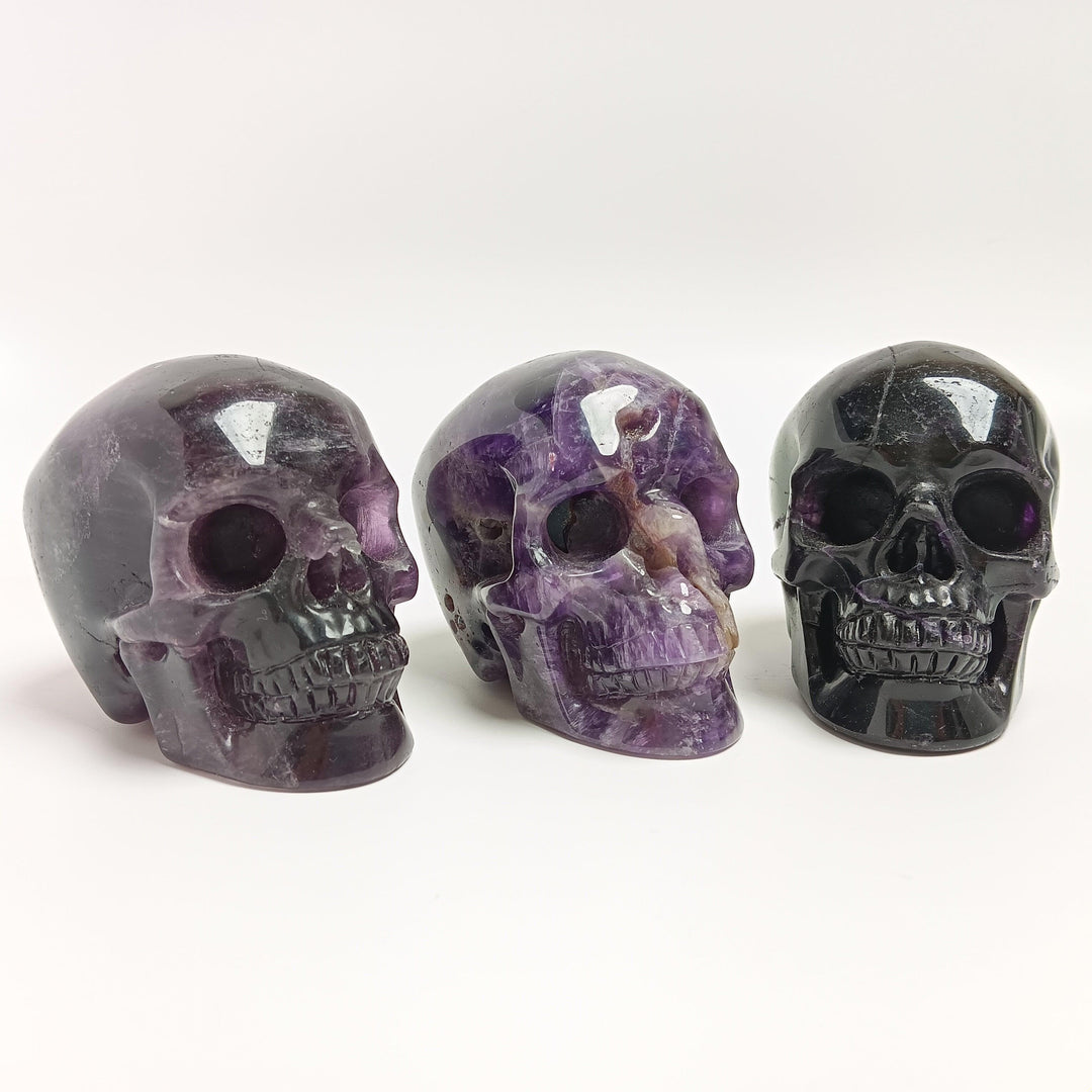 Amethyst Crystal Skull | The Harmony Store Skull