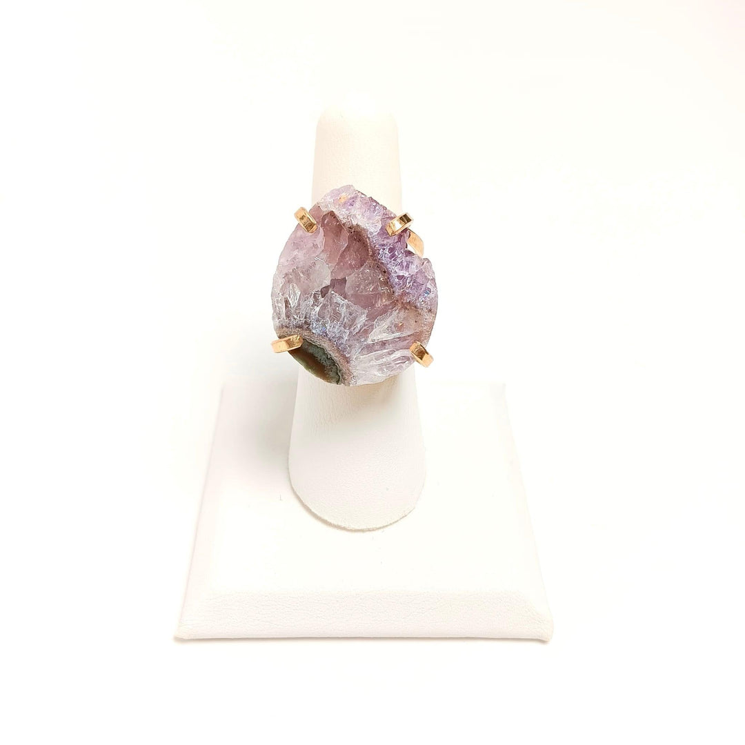 Amethyst Slice Arc Ring | The Harmony Store Ring