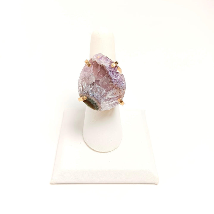 Amethyst Slice Arc Ring | The Harmony Store Ring