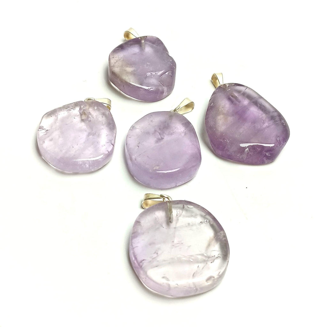 Amethyst Sliced Pendant | Raw Edge Crystal | Harmony Store Pendant