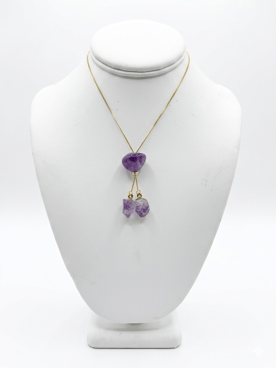Amethyst Three Piece Necklace | The Harmony Store Necklace