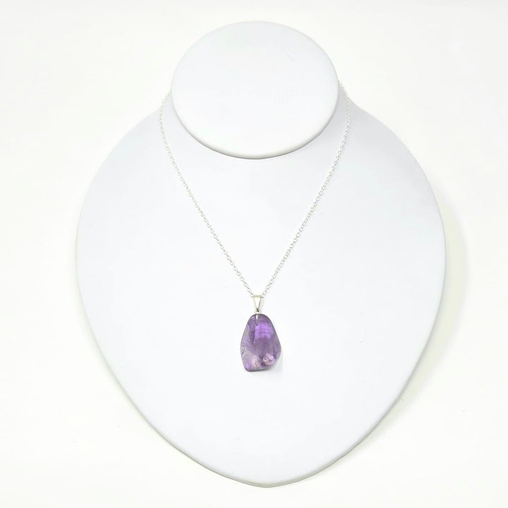 Amethyst Tumbled Pendant Brazil | The Harmony Store Tumbled Stone