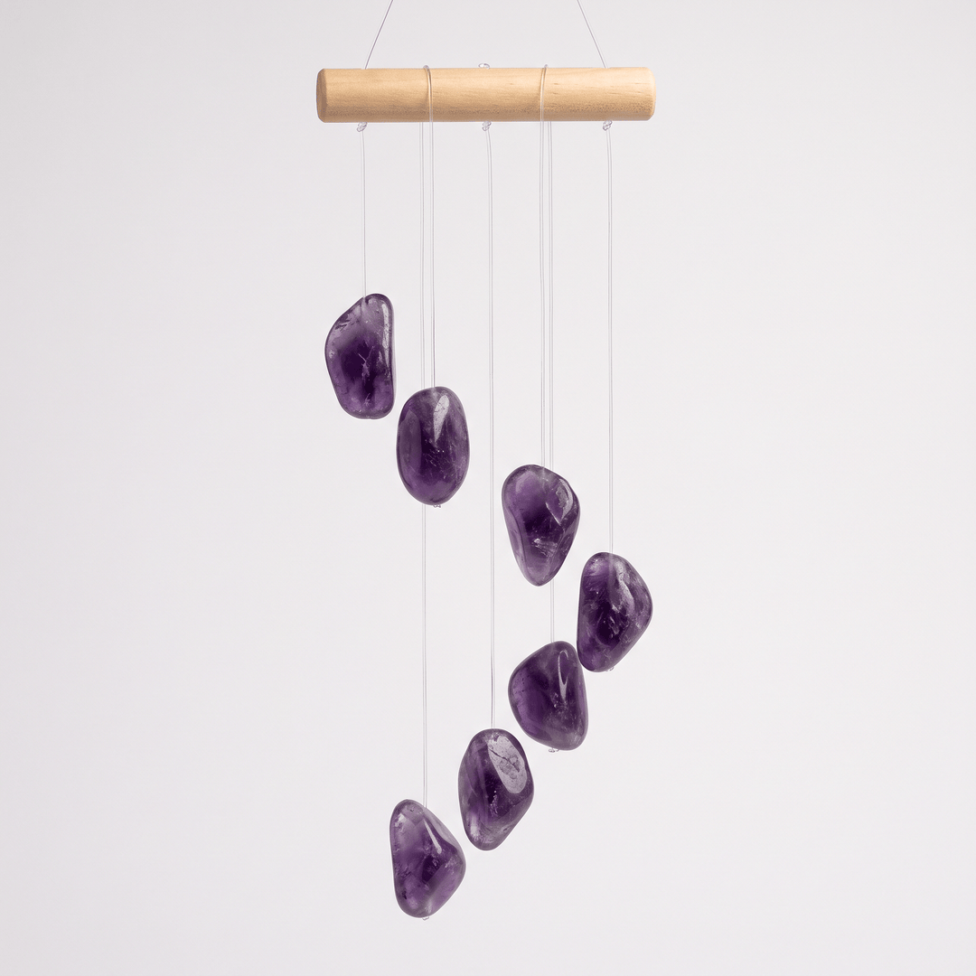 Amethyst Wind Chime 7-Piece | The Harmony Store Home Decor