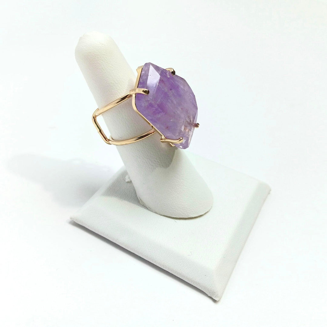 Amethyst Wire Faceted Ring | The Harmony Store Ring