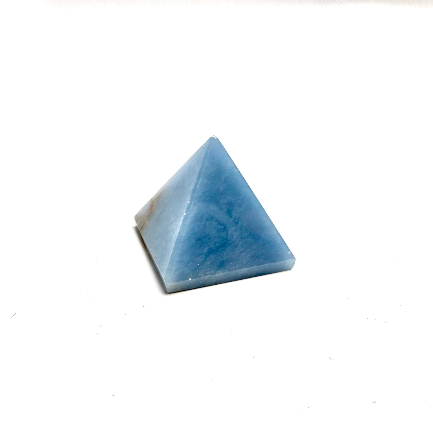 Angelite Pyramid: 1-1.25" - The Harmony Store